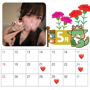 5月後半の予定