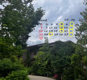 6月の出勤予定日
