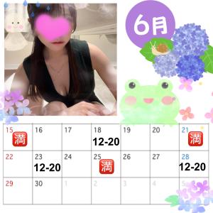 6月後半の予定